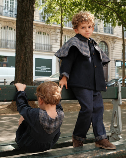 Jacket SHERLOCK - blue wool [Maison Marelle](26FW)drop1 5
