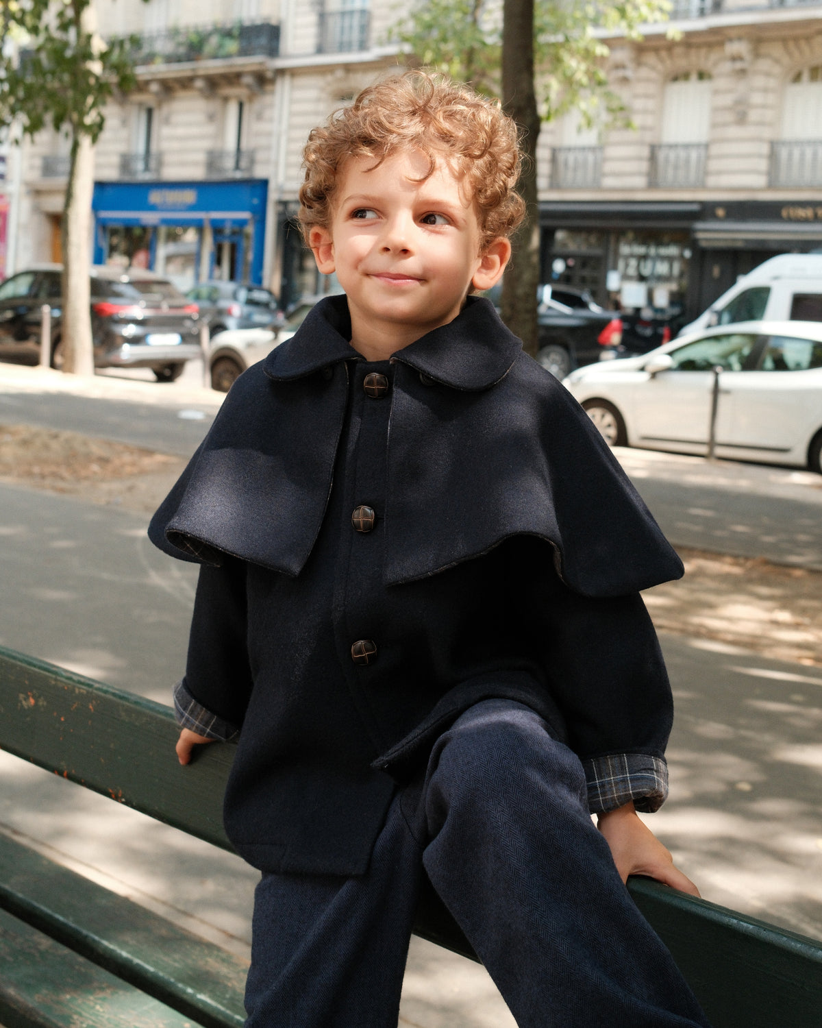 Jacket SHERLOCK - blue wool [Maison Marelle](26FW)drop1 6