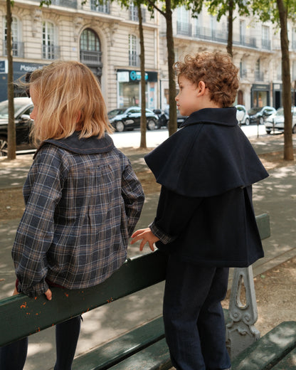 Jacket SHERLOCK - blue wool [Maison Marelle](26FW)drop1 7