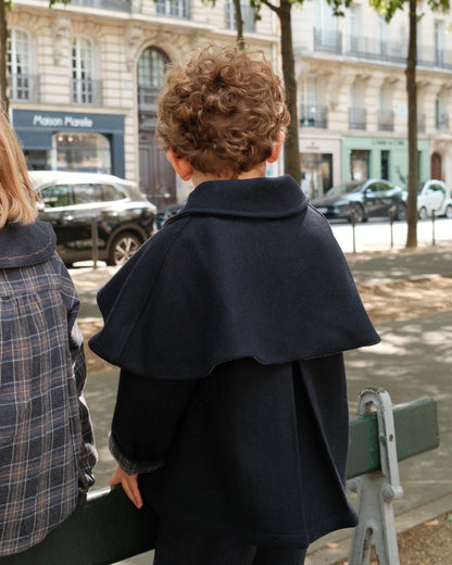 Jacket SHERLOCK - blue wool [Maison Marelle](26FW)drop1 8
