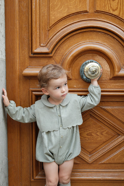 Romper SORBONNE - olive [Maison Marelle](26FW)drop1 1