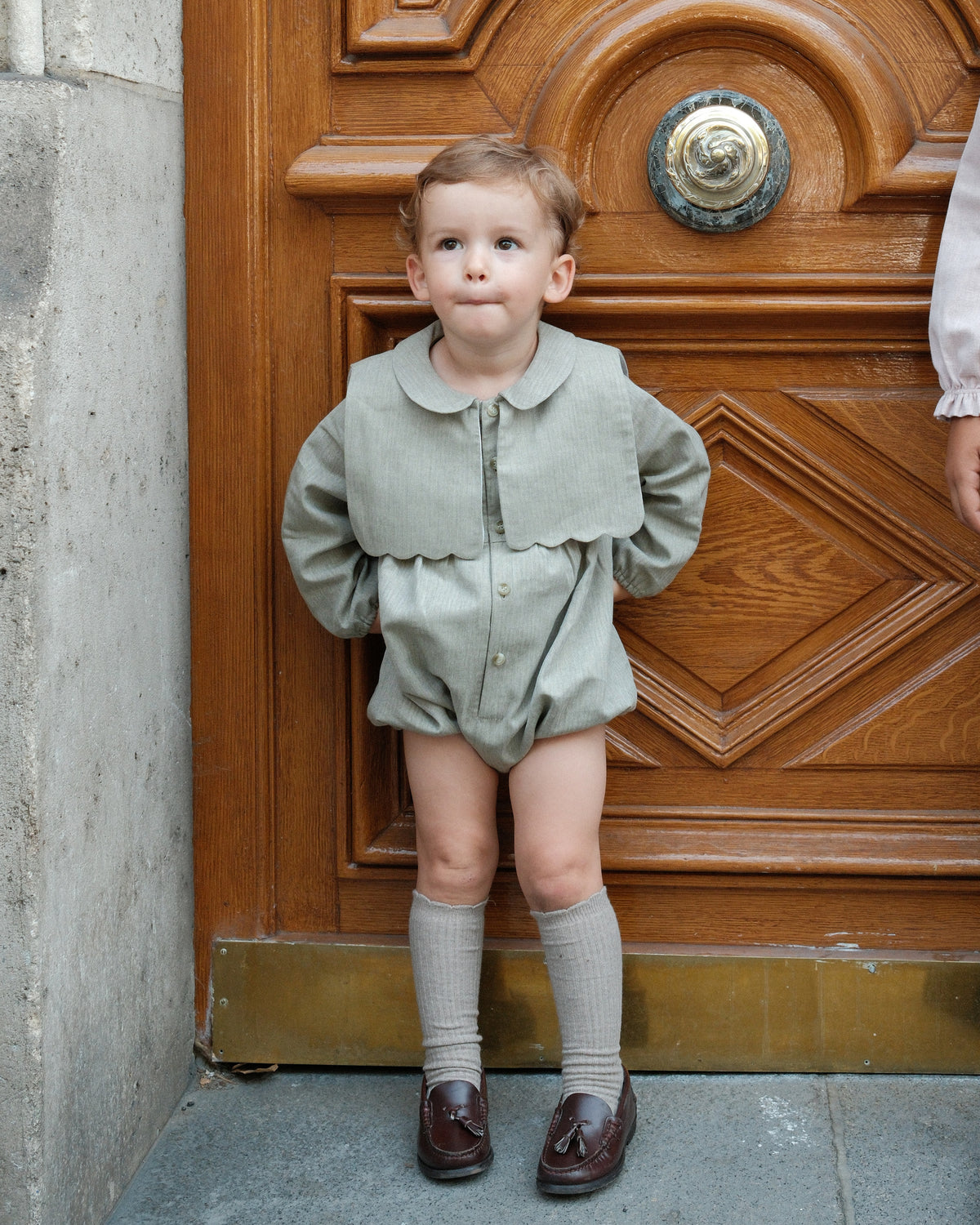 Romper SORBONNE - olive [Maison Marelle](26FW)drop1 3