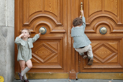 Romper SORBONNE - olive [Maison Marelle](26FW)drop1 4