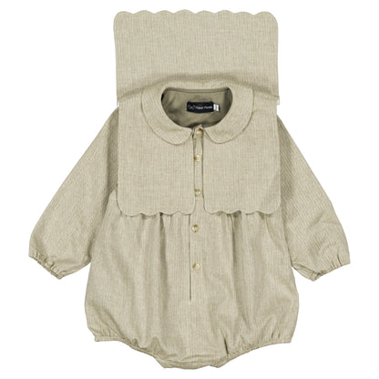 Romper SORBONNE - olive [Maison Marelle](26FW)drop1 5