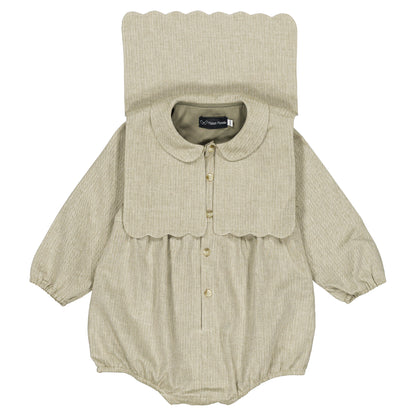 Romper SORBONNE - olive [Maison Marelle](26FW)drop1 6