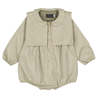 Romper SORBONNE - olive [Maison Marelle](26FW)drop1 7