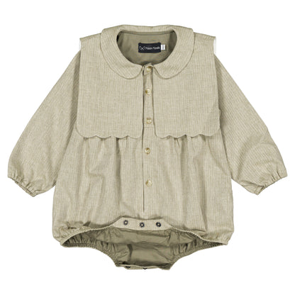 Romper SORBONNE - olive [Maison Marelle](26FW)drop1 8