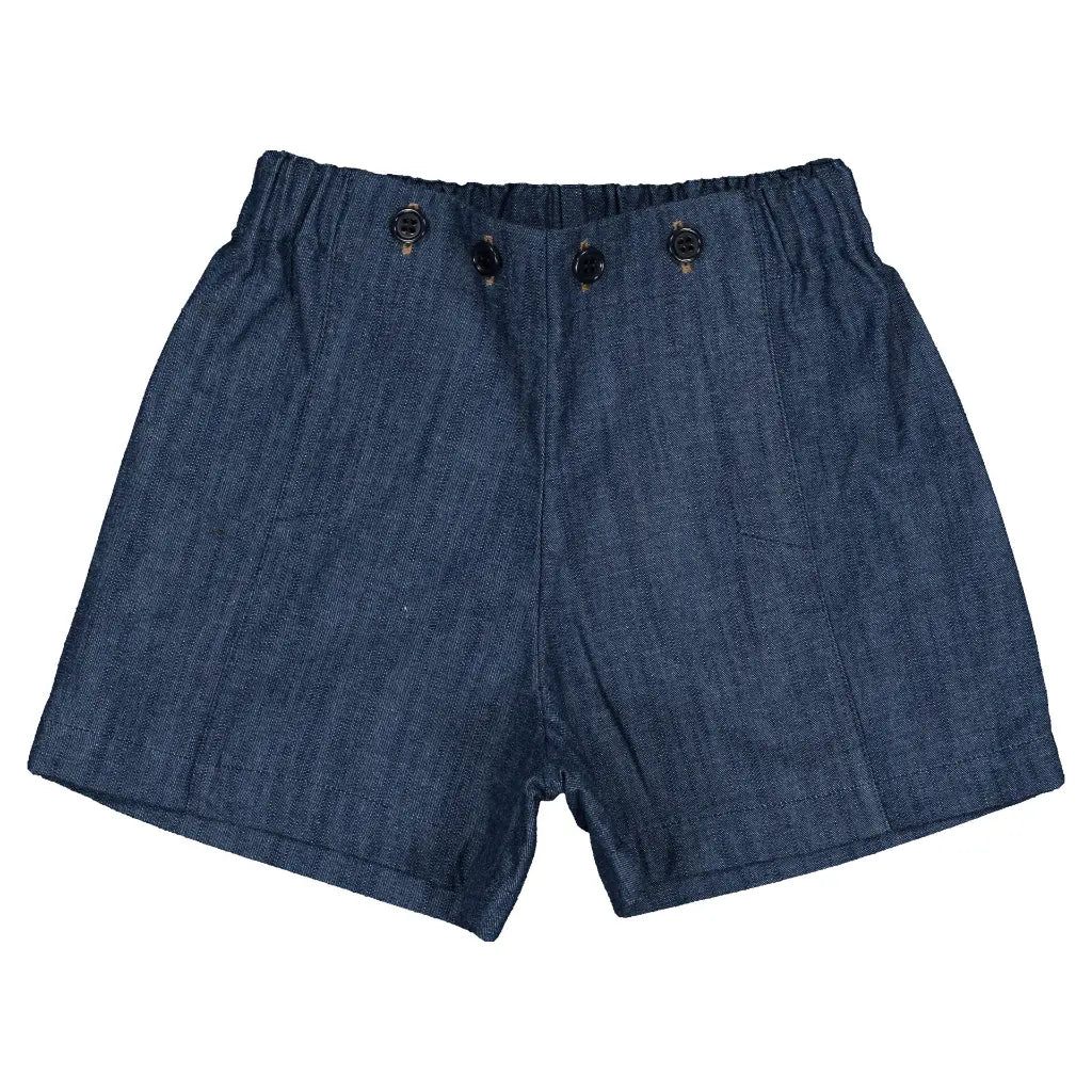 Short SOUFFLOT - blue denim [Maison Marelle](26FW)drop1 2
