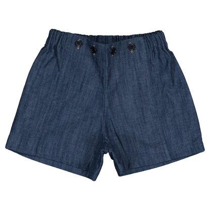 Short SOUFFLOT - blue denim [Maison Marelle](26FW)drop1 2