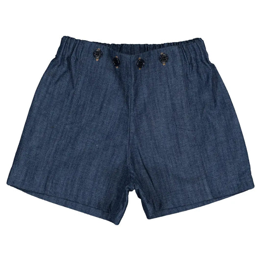 Short SOUFFLOT - blue denim [Maison Marelle](26FW)drop1 2