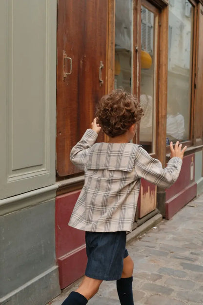 Short SOUFFLOT - blue denim [Maison Marelle](26FW)drop1 4
