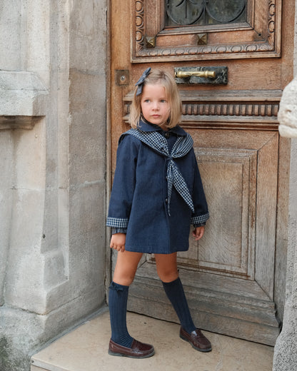 Jacket VOLTAIRE - blue chevron [Maison Marelle](26FW)drop1 8