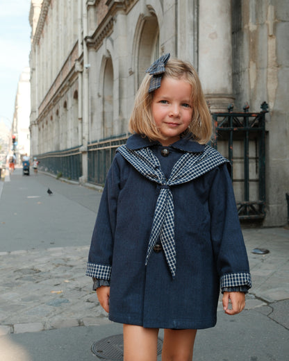 Jacket VOLTAIRE - blue chevron [Maison Marelle](26FW)drop1 10