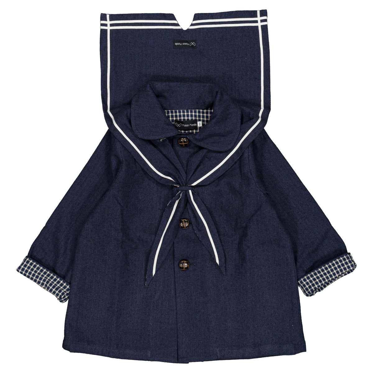 Jacket VOLTAIRE - blue chevron [Maison Marelle](26FW)drop1 13