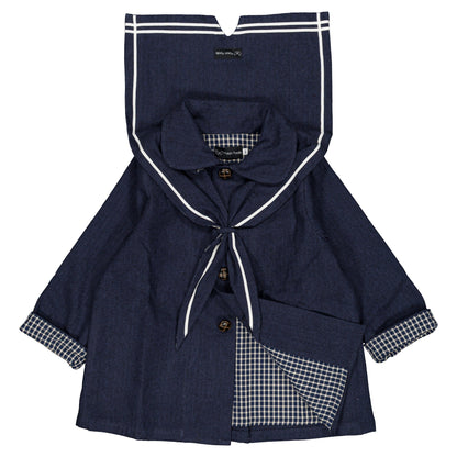 Jacket VOLTAIRE - blue chevron [Maison Marelle](26FW)drop1 14