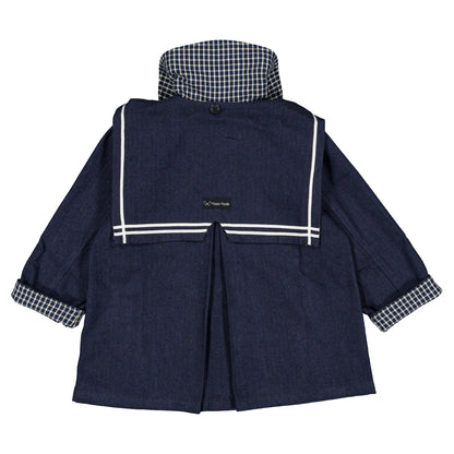 Jacket VOLTAIRE - blue chevron [Maison Marelle](26FW)drop1 15