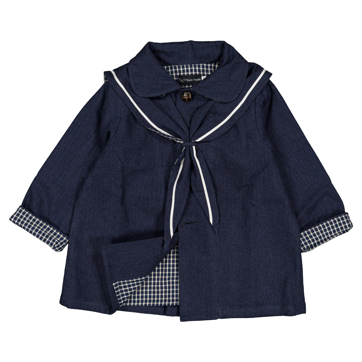 Jacket VOLTAIRE - blue chevron [Maison Marelle](26FW)drop1 16