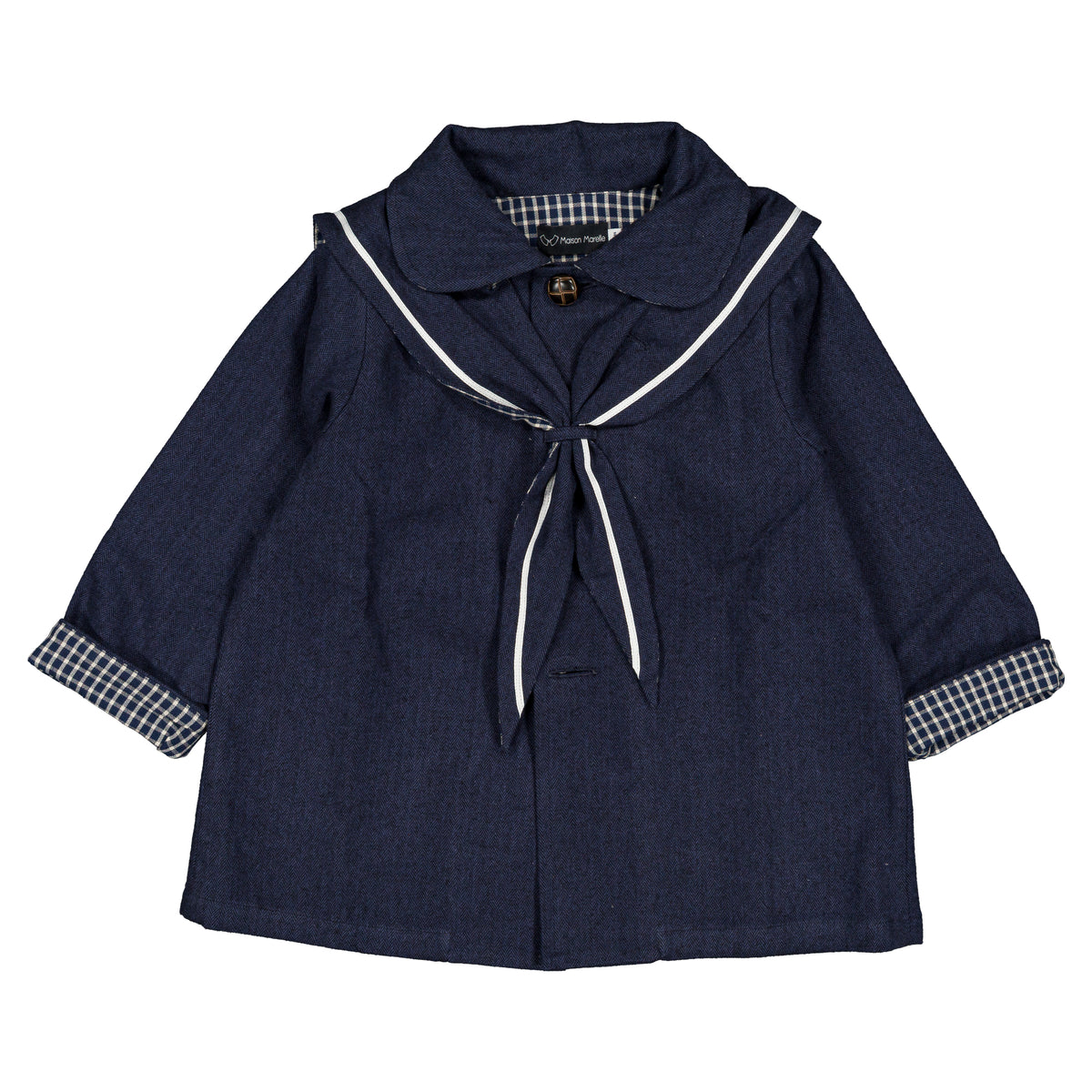 Jacket VOLTAIRE - blue chevron [Maison Marelle](26FW)drop1 17