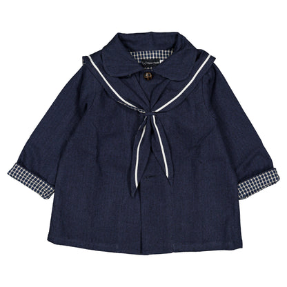 Jacket VOLTAIRE - blue chevron [Maison Marelle](26FW)drop1 17