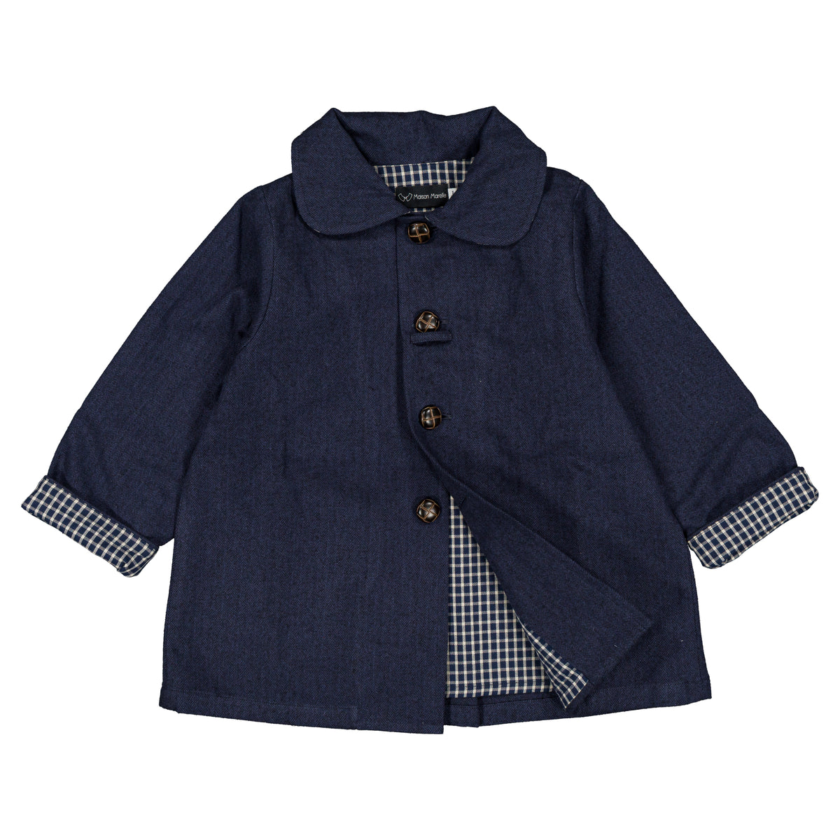 Jacket VOLTAIRE - blue chevron [Maison Marelle](26FW)drop1 18
