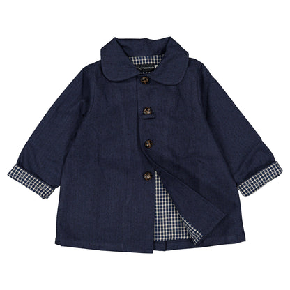 Jacket VOLTAIRE - blue chevron [Maison Marelle](26FW)drop1 18