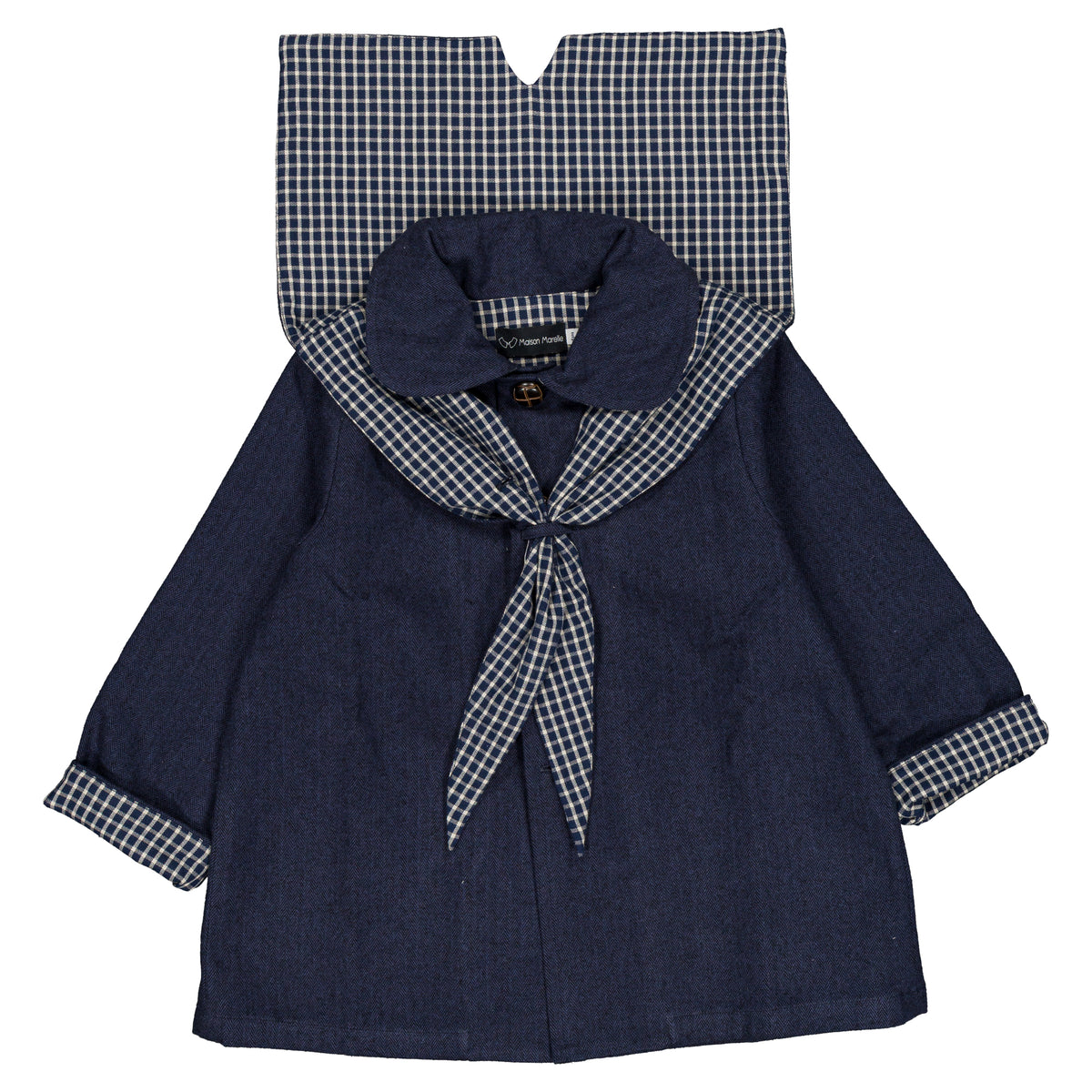 Jacket VOLTAIRE - blue chevron [Maison Marelle](26FW)drop1 20