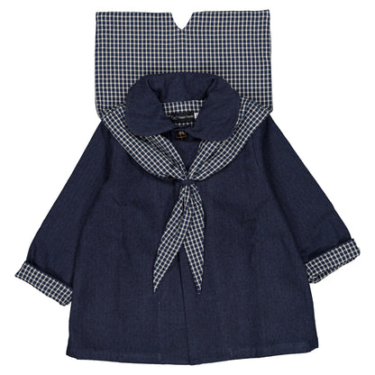 Jacket VOLTAIRE - blue chevron [Maison Marelle](26FW)drop1 20