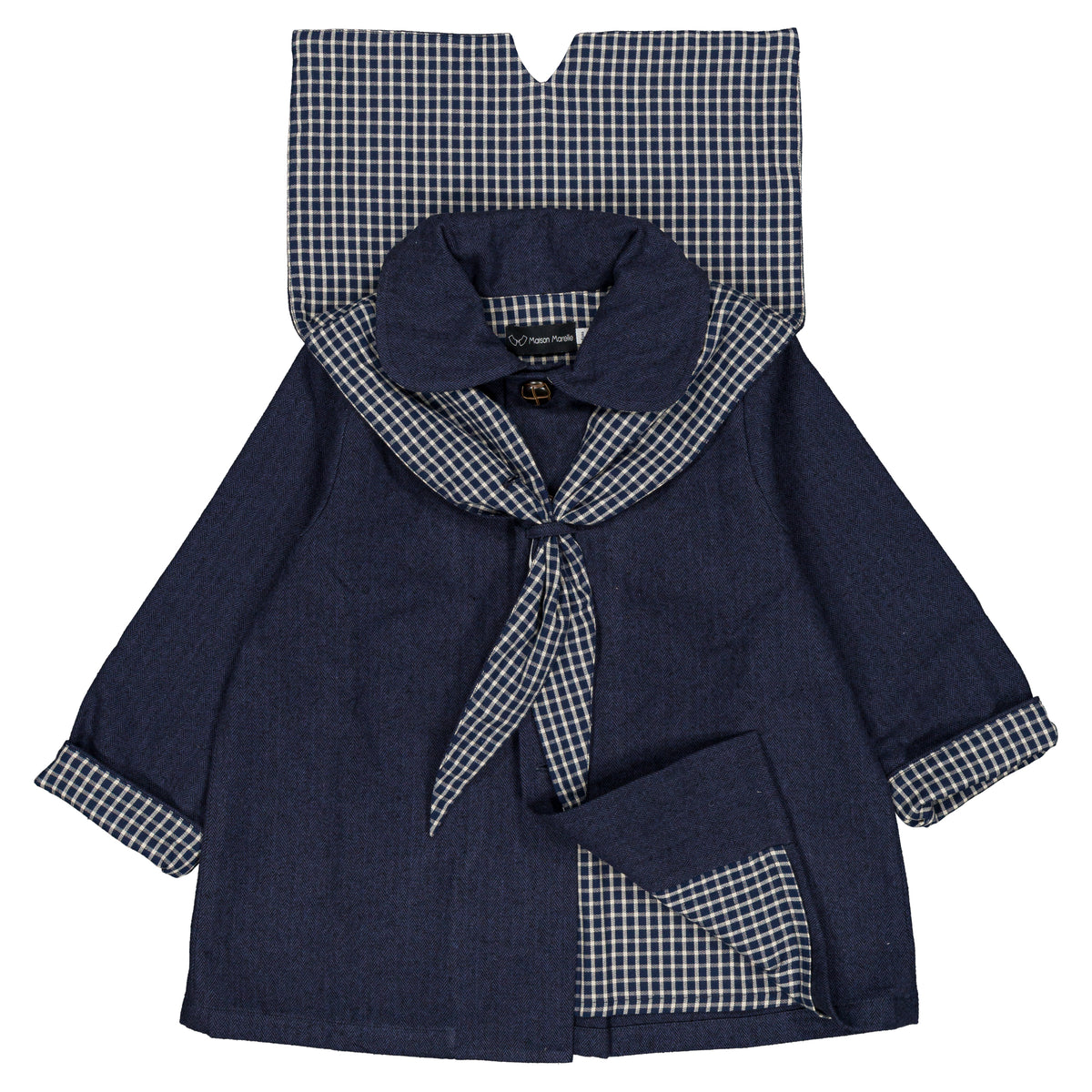Jacket VOLTAIRE - blue chevron [Maison Marelle](26FW)drop1 21