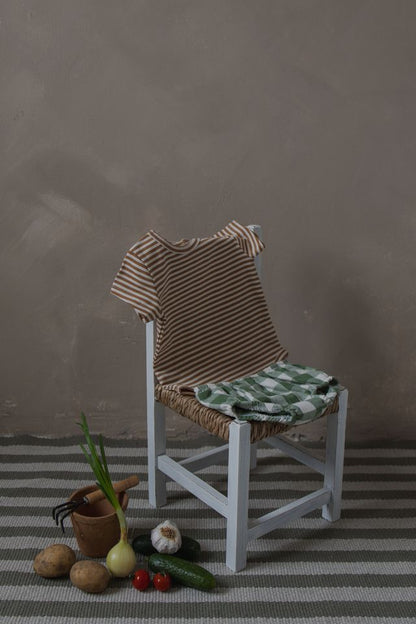 Dill Gingham Shortie [organic zoo] (26SS)