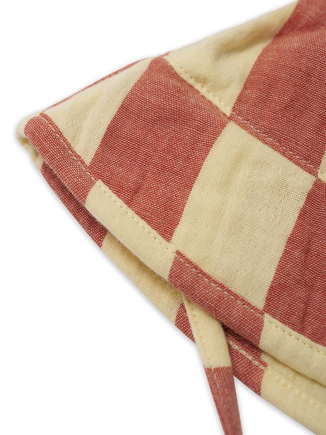 Tomato Stripes Bucket Sun Hat [organic zoo] (26SS)