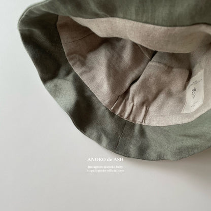 SUN HAT / basil (no ear / straight) [ASH GENERATION]