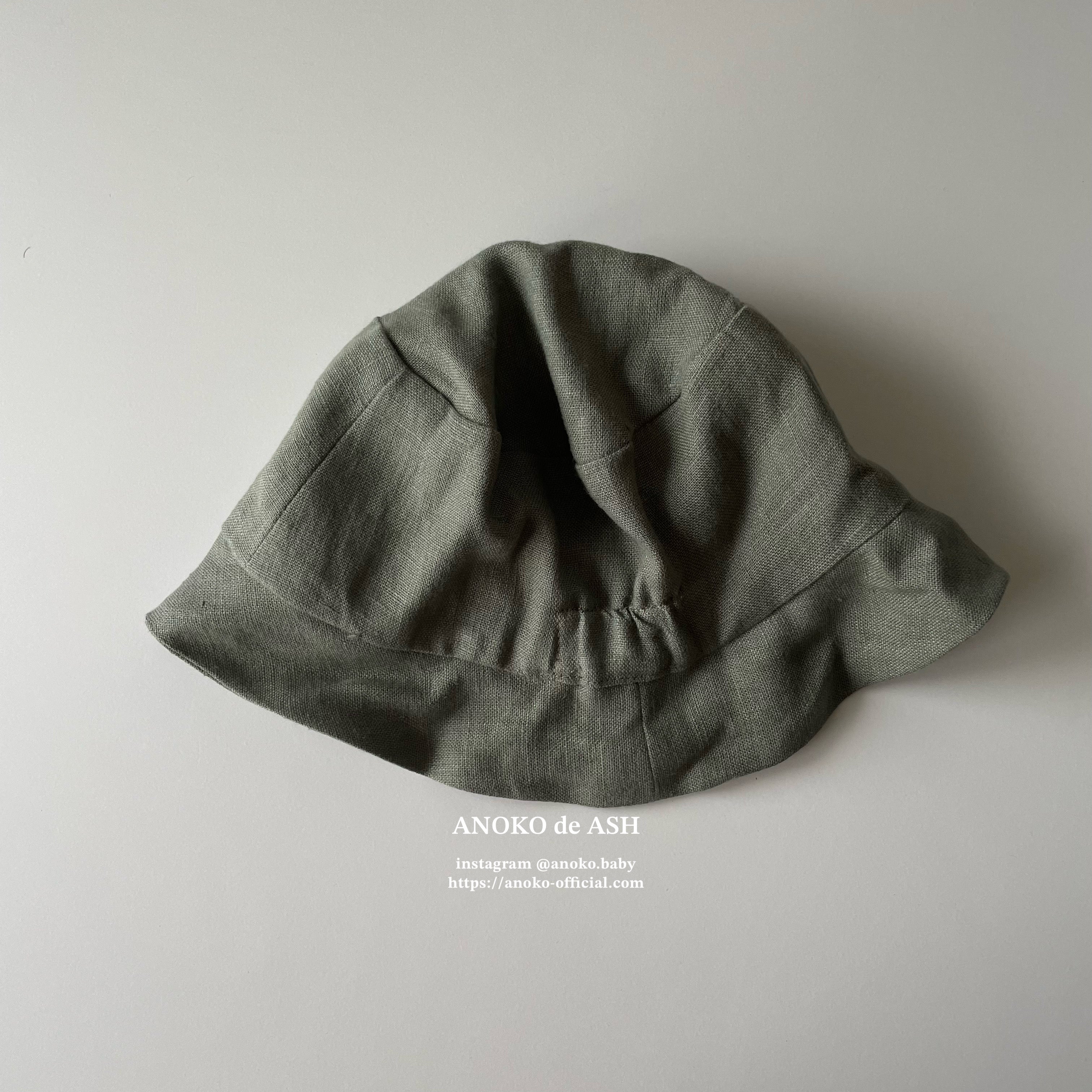 SUN HAT / basil (no ear / straight) [ASH GENERATION] – ANOKO 