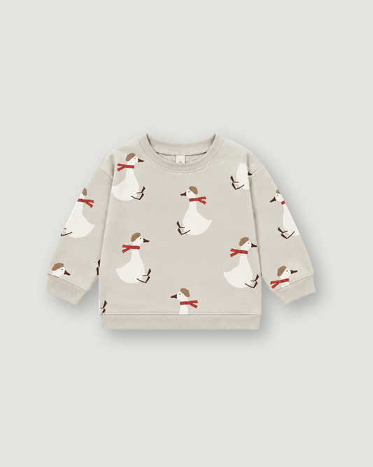 Christmas Goose Sweatshirt [Organic Zoo](26XMAS)