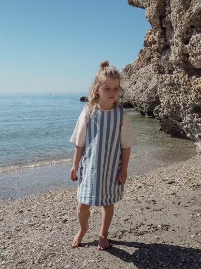 DENIM STRIPE DRESS