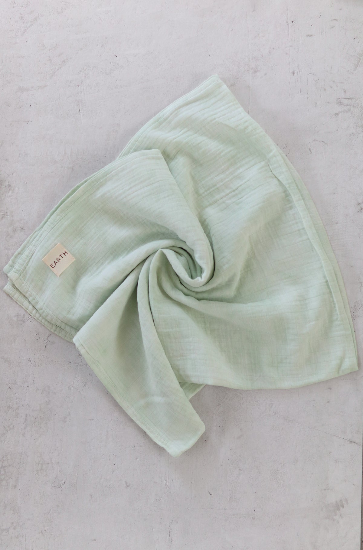Hand Tie Swaddle - Green Tie Dye [EARTH THE ARCHIVE]