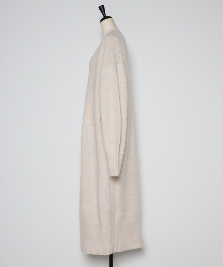 Deep V-Neck Knit Dress [LADIES] 4