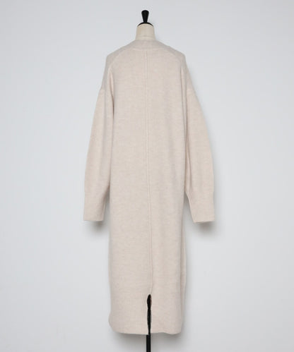 Deep V-Neck Knit Dress [LADIES] 5
