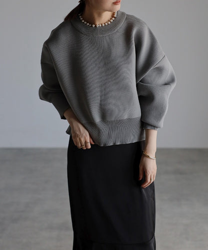Pearl Round Neck Diver Knit [LADIES] 14