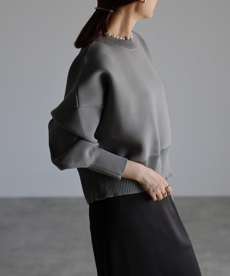 Pearl Round Neck Diver Knit [LADIES] 15