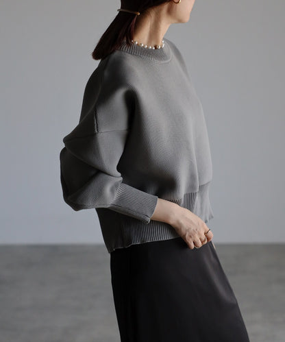 Pearl Round Neck Diver Knit [LADIES] 15