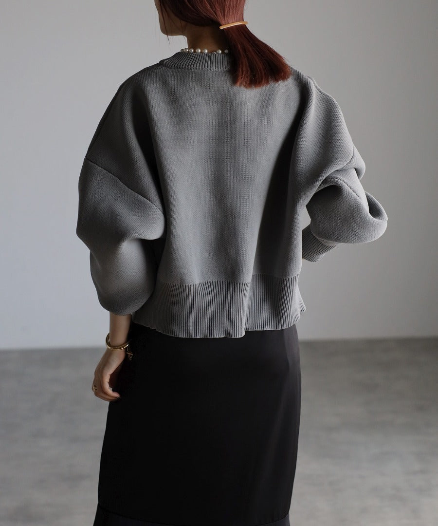 Pearl Round Neck Diver Knit [LADIES] 16