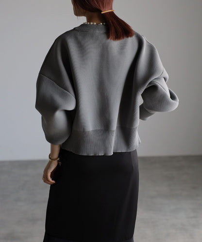 Pearl Round Neck Diver Knit [LADIES] 16