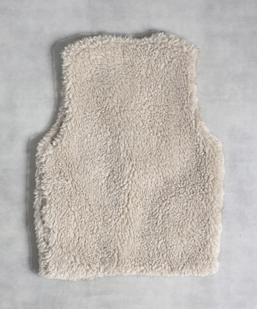 Poodle Fur Long Vest [LADIES] 21