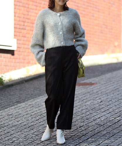 Cropped Loop Yarn Knit Cardigan [LADIES] 12