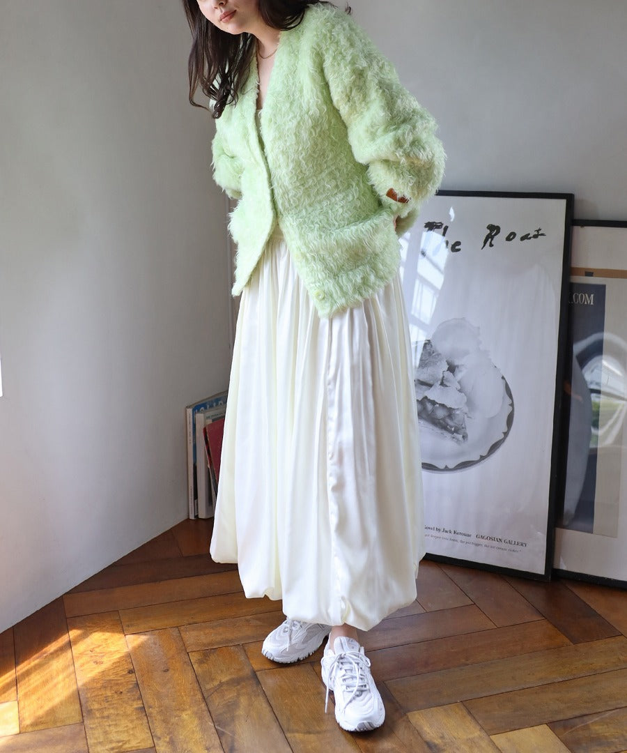 Teddy Bear Shaggy Outer-Like Cardigan [LADIES] 4