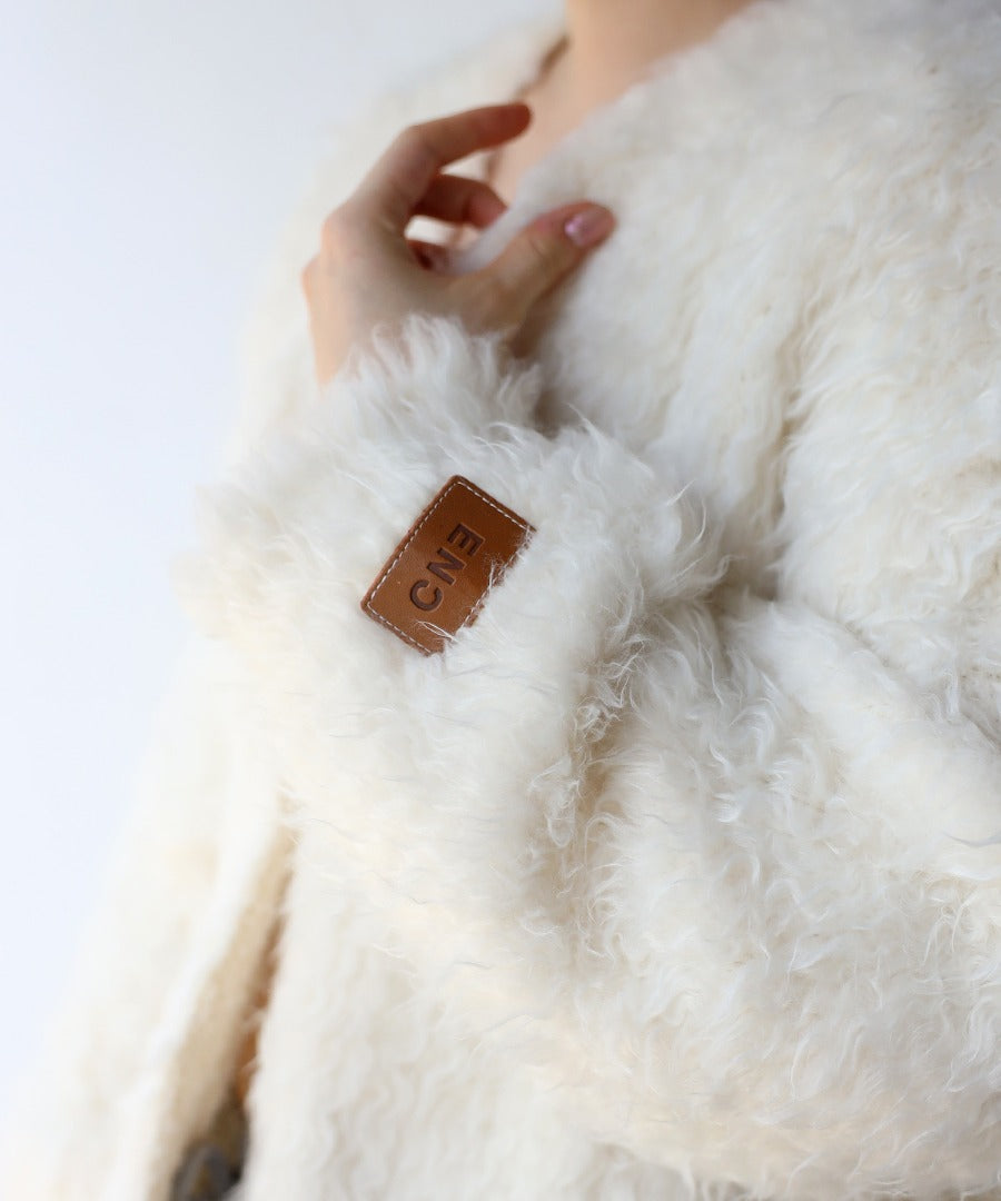 Teddy Bear Shaggy Outer-Like Cardigan [LADIES] 16
