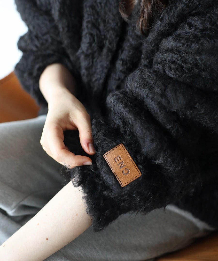 Teddy Bear Shaggy Outer-Like Cardigan [LADIES] 19