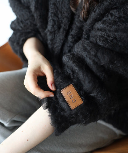 Teddy Bear Shaggy Outer-Like Cardigan [LADIES] 19