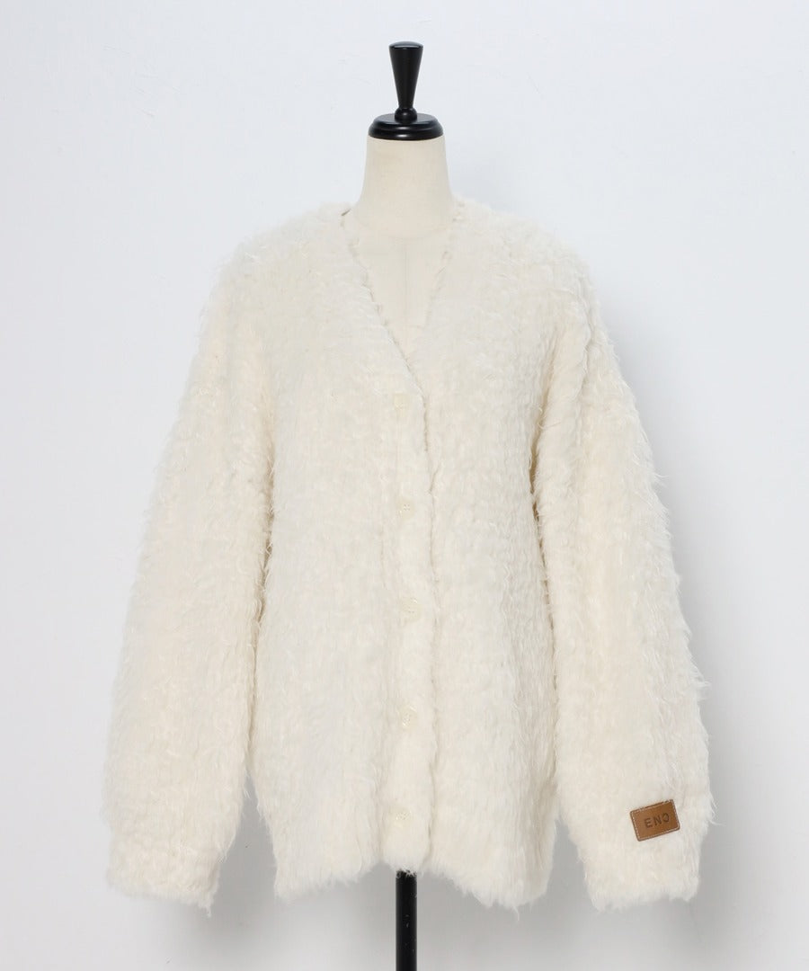 Teddy Bear Shaggy Outer-Like Cardigan [LADIES] 20