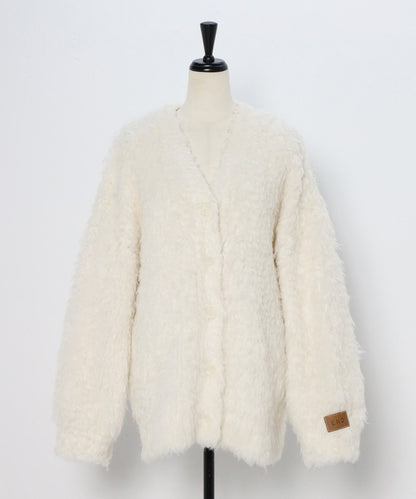 Teddy Bear Shaggy Outer-Like Cardigan [LADIES] 20